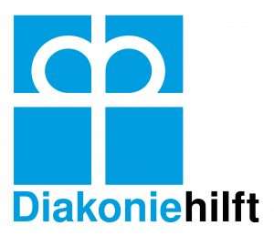 Logo Diakonie hilft Diakoniekreuz